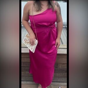 XL Abercrombie & Fitch pink dress, worn once